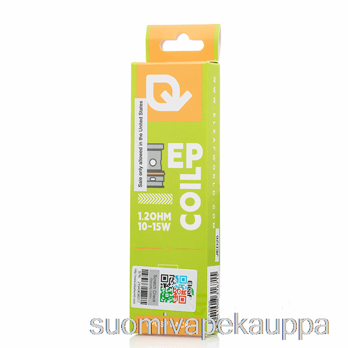 Vape Kauppa Eleaf Ep Vaihtokelat 1.2ohm Ep Coils